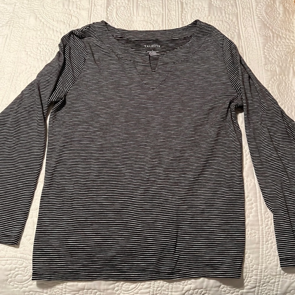 Talbots tunic knit shirt